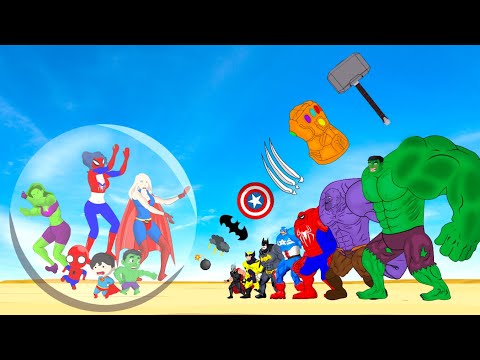 Evolution Of HULK & SPIDERMAN, VENOM, THANOS: Compare The Strength Of The Weapons Of The Superheroes