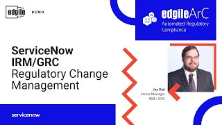 ServiceNow ArC App: Regulatory Change Management DEMO