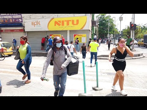 Helping The Homeless - Downtown Barranquilla Colombia Streets Tour Part 4