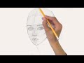 Уроки рисования. Как нарисовать ЛИЦО ЧЕЛОВЕКА карандашом - Art School 
