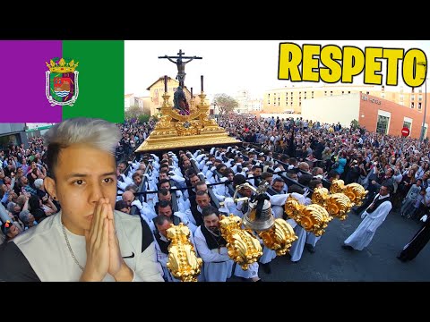 MEXICANO reacciona a TRONOS DE SEMANA SANTA - MALAGA - ANDALUCIA