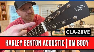 Video thumbnail for Harley Benton Acoustic Review With Playing - CLA 28VE - Auditorium Body by Bones Jones Music (BonesJonesMusic)