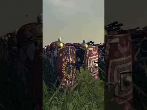 ATTACKING TESTUDO FORMATION - FIRST COHORT VS ARCHERS - Total War ROME 2 #Games #totalwar #battle