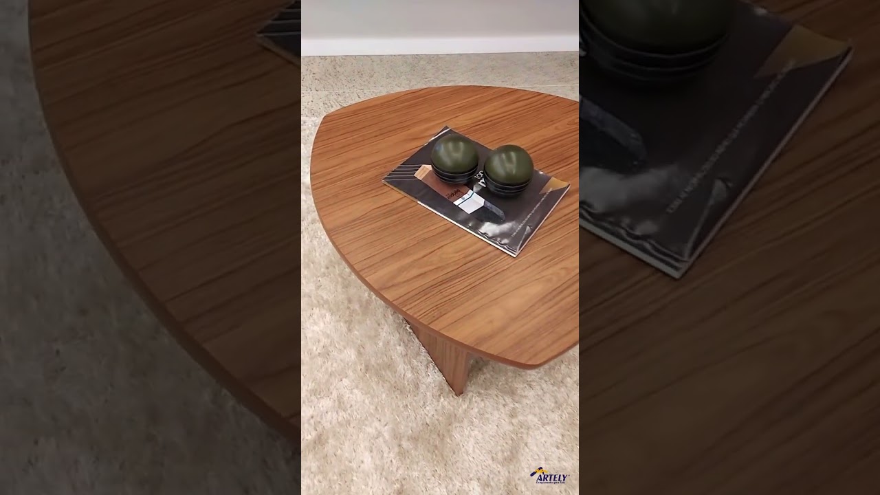 Thumbnail do vídeo - Mesa de Centro Delta - Cedro