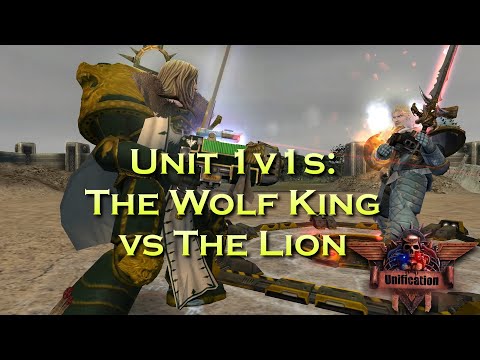 Dawn of War Unification Mod [v.6.9.25] - Primarch Lion El'Jonson vs Primarch Leman Russ | WH 40K