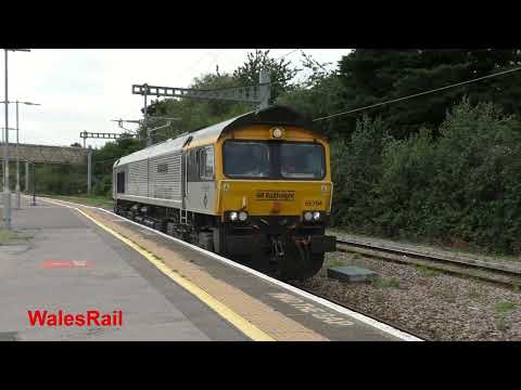 66794 "Steve Hannam" on the Doncaster to Eastleigh at Swindon 1st August 2023