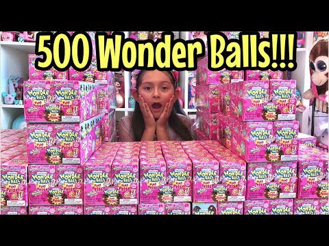 500 Wonder Balls!!! 2018 First Official Wonder Unboxer Winner!!! Video