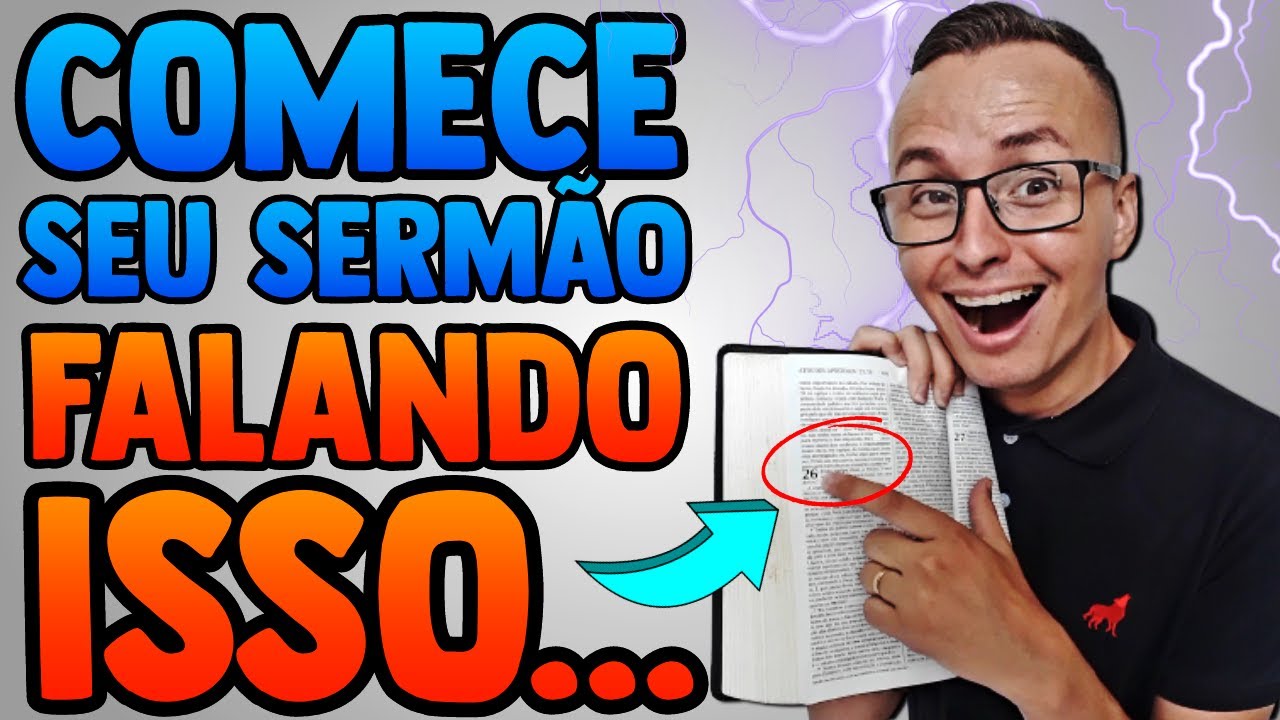 Aprenda Como Fazer A Introdução Da Pregação | Thalles Villas