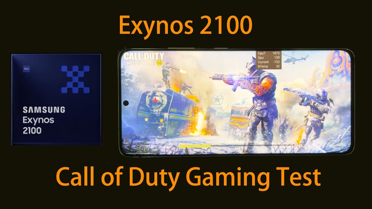 Exynos 2100 S21 Ultra Call of Duty Mobile  CODM Gaming FPS Test, Huge Improvements over Exynos 990!