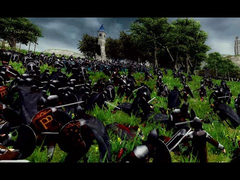 Men of the South attack the North: Third Age Reforged Themed Siege