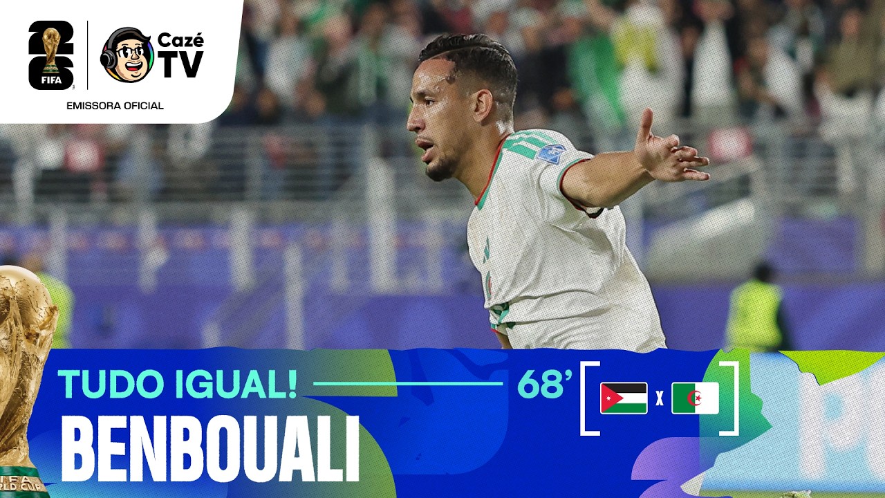 TUDO IGUAL! BENBOUALI SOBE DE CABEÇA E MANDA NO CANTO PARA EMPATAR O JOGO!
