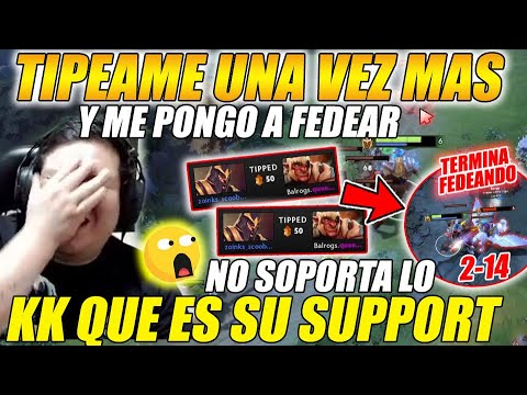 😲NO SOPORTA LO KK DE SUS SUPPORT😲 "TIPEAME UNA VEZ MAS Y ME PONGO A FEDEAR" LO TERMINA TIPEANDO