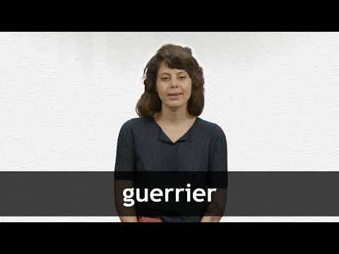 How to pronounce GUERRIER in French