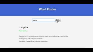 Word Finder