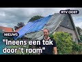Boom waait op Erwins huis door plotseling harde wind | RTV Oost