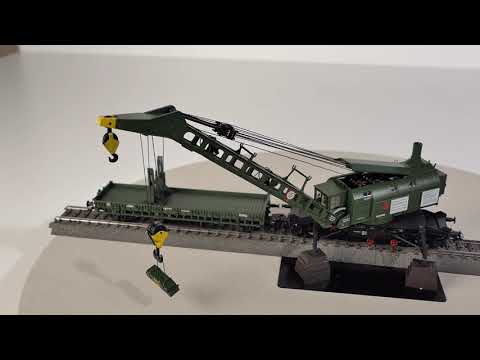 Unboxing Steam Crane Ardelt type 058 Märklin 49571 H0 - 1/87 Fascinating Technical Toy - Review