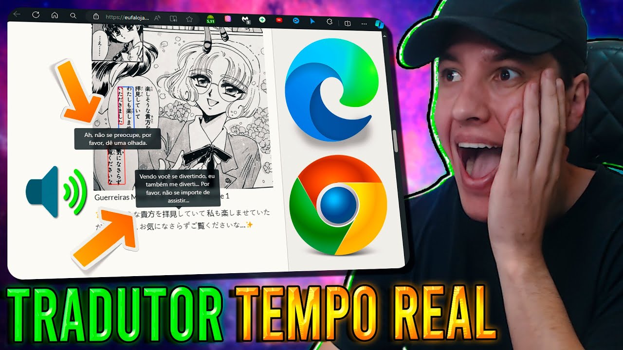 Tradutor em TEMPO REAL para o seu NAVEGADOR