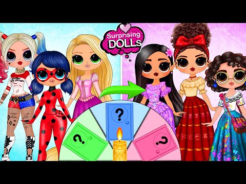 Encanto: Isabela, Mirabel, Dolores Madrigal Family - DIY Paper Dolls & Crafts