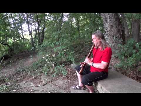 Brian Tairaku Ritchie Blowing on FrankenSchwantz The Taimu Shakuhachi