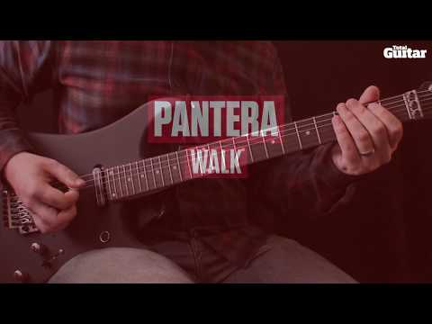 Guitar riff lesson: Pantera - Walk