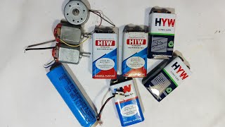 Dc motor and battery collection