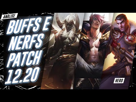 BUFFS E NERFS PATCH 12.20 - Sterak, Aatrox, Sett, Jayce, Wukong e Mais!