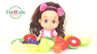 MARIA CLARA ENSINANDO AS FRUTAS EM INGLS