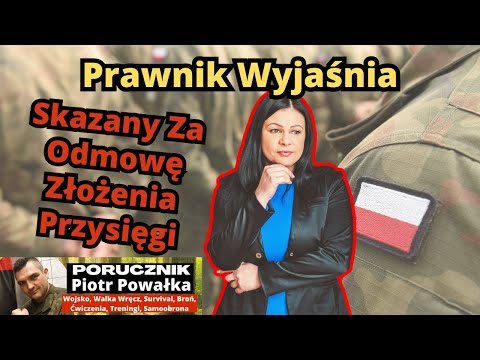 Odmowa Przysięgi Wojskowej, Wniosek o Służbę Zastępczą - Katarzyna Tarnawa-Gwóźdź [Gotowe Dokumenty]