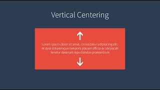 Align Text Vertically | HTML And CSS
