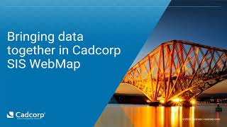 Bringing data together in Cadcorp SIS WebMap