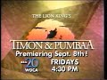 Timon And Pumbaa Promo 1995
