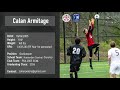 Calan Armitage - 2020 College Soccer Goalkeeper Recruiting Highlight Video - Class of 2024