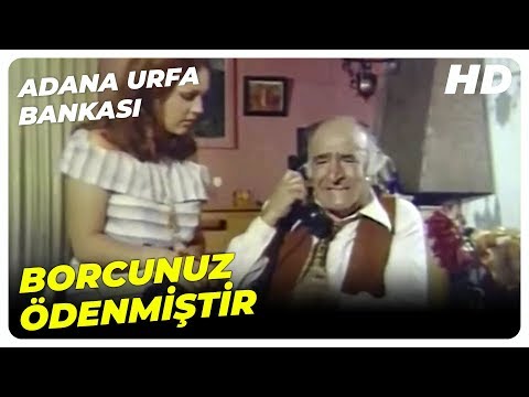 Adana Urfa Bankası - Ökkeş, Haydar'ın 1 milyon Liralık Borcunu Ödedi! | Ali Şen Eski Türk Filmi