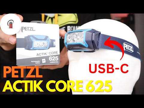 Petzl Actik Core 625 USB-C - Stirnlampe zum Joggen und Sport
