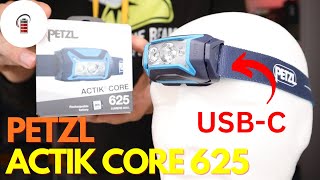 Petzl Actik Core 625 USB-C - Stirnlampe zum Joggen und Sport