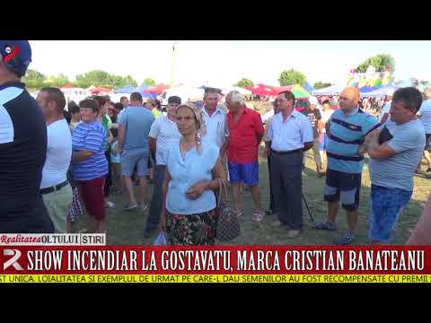 Show incendiar la Gostavățu, marca Cristian Bănățeanu