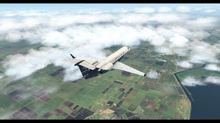 X-Crafts Embraer Legacy 650 Timelapse Arrival Into KMIA With A Very Bad Landing