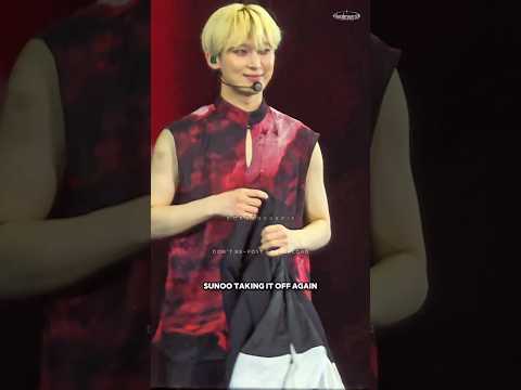 240817 SUNOO taking off his blazer ft. JUNGWON JAKE SUNGHOON reaction #enhypen #fateplus_in_jakarta
