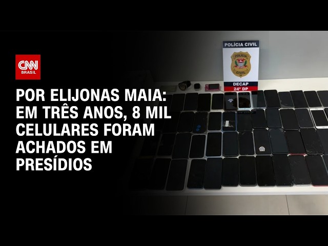 Quase 8 mil celulares foram encontrados em presídios no Brasil em três anos | CNN NOVO DIA
