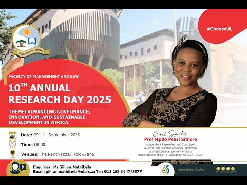 10Th Faculty of Management and Law Annual Research | Day 1