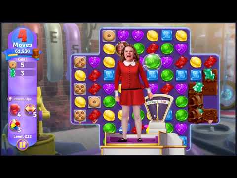 Wonka's World of Candy Level 213 - NO BOOSTERS + FULL STORY 🍫 | SKILLGAMING ✔️