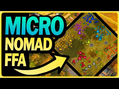 Worlds SMALLEST Megarandom FFA In Age of Empires IV!!