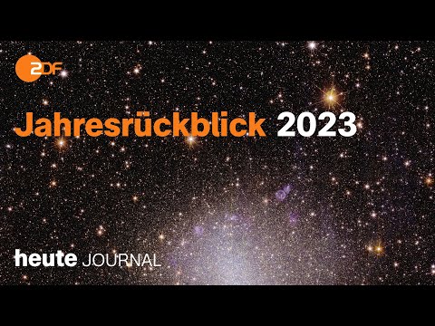 heute journal vom 29.12.23 Jahresrückblick 2023, Luftangriffe auf Ukraine, Hochwasserlage (english)