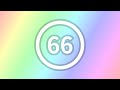 66 Seconds Timer Countdown Circle Gradation