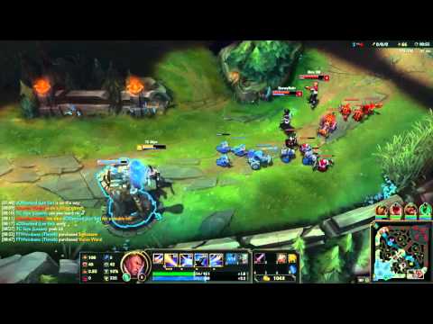 Lucian Thresh vs Ezreal Karma Bot - S6 Preseason