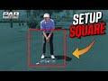 Mike Shannon putting guru shows, how to (Set Up Square)