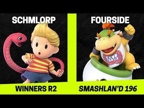 SmashLAN'd 196 Winners R2 - Schmlorp (Lucas) vs fourside (Bowser Jr.) - SSBU Tournament