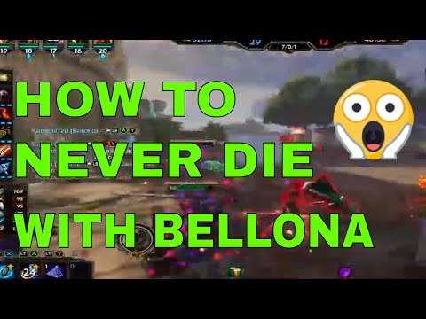 SMITE BELLONA SOLO NEVER DIE: HOW TO NEVER DIE WHEN PLAYING BELLONA IN THE SOLO LANE BUILD