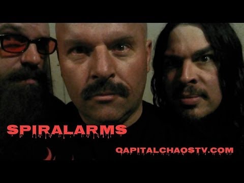 SPIRALARMS (interview) Part 1 @ Soundwave Studios on Capital Chaos TV