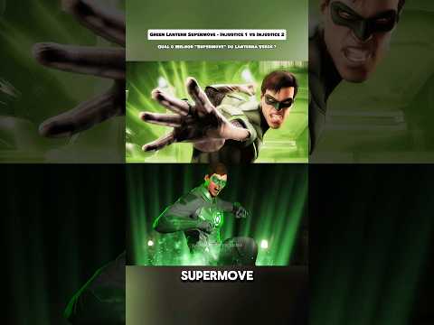 Which Green Lantern Supermove Looks Better ? Injustice 1 vs Injustice 2